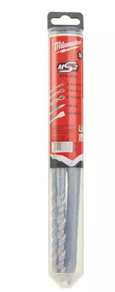 MİLWAUKEE SDS PLUS 5 PARÇA MS2 KIRICI-DELİCİ TÜP 1