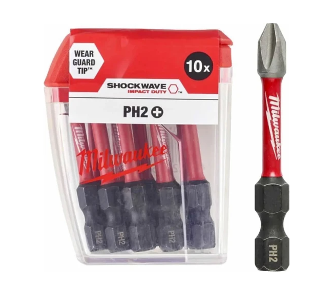 MİLWAUKEE BİTS UÇ PH 2 X 50 MM 10'LU PAKET 1