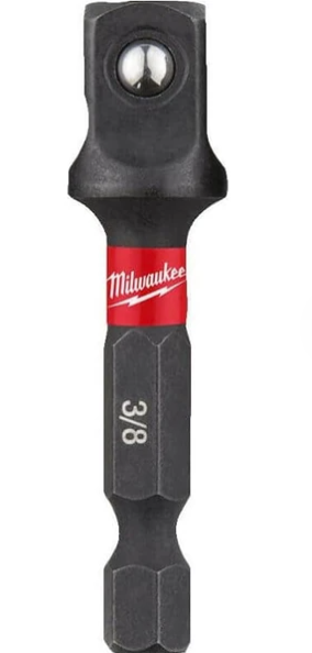 MİLWAUKEE HEX LOKMA ADAPTORÜ 1/4HEX  3/8SQ  1Lİ PAKET 1
