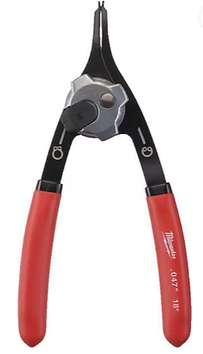 MİLWAUKEE SEKMAN PENSESİ ORTA - DÜZ  1,2mm 1