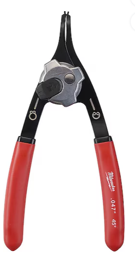 MİLWAUKEE SEKMAN PENSESİ ORTA - 45 AÇILI 1,2mm 1