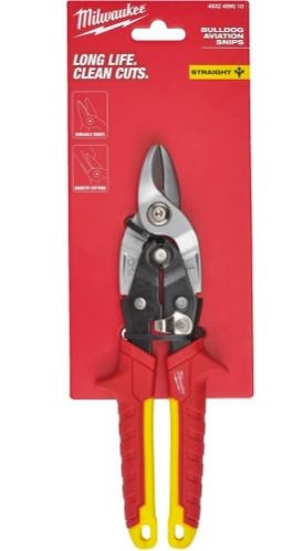 MİLWAUKEE KAPORTACI MAKASI DÜZ SARI 210 MM 1