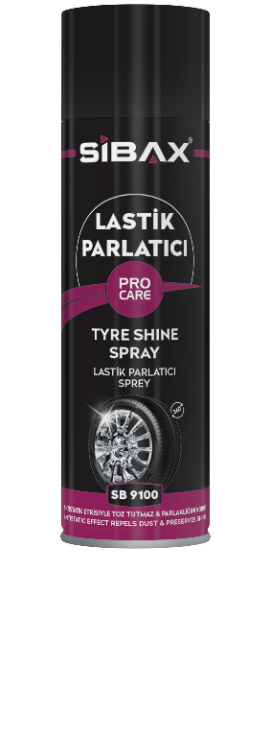 SİBAX SB9100 LASTİK PARLATICI SPREY 500 ML. 1