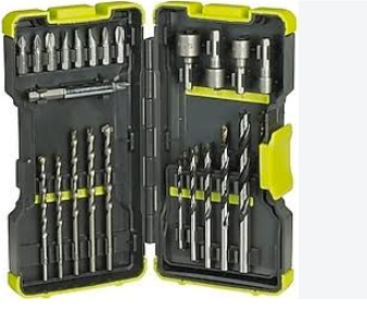 RYOBİ VİDALAMA DELME UÇ SETİ 30 PARÇA RAK30MIX 1