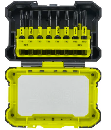 RYOBİ VİDALAMA SETİ 10 PARÇA RAK10MSDI 1