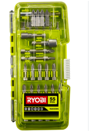 RYOBİ VİDALAMA SETİ 55 PARÇA RAK55DK 1