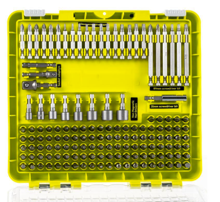 RYOBİ VİDALAMA VE LOKMA SETİ 141 PARÇA RAKD141 1