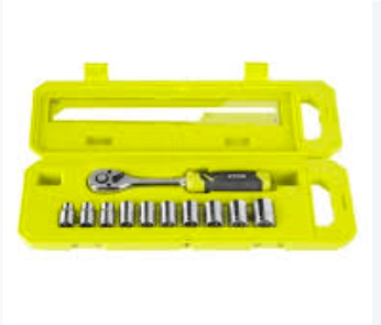 RYOBİ LOKMA SETİ 3/8 11 PARÇA 11 PARÇA  RHRS11PC 1