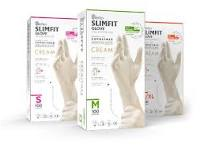 SLİM FİT MUAYENE ELDİVENİ S BEDEN KREM PUDRASIZ (100 ADET) 1