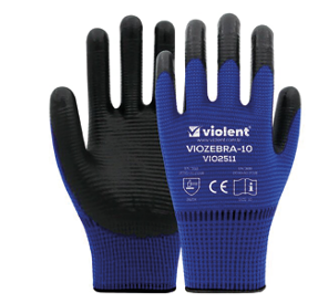VİO ELDİVEN ZEBRA MAVİ SİYAH NO: 10 1
