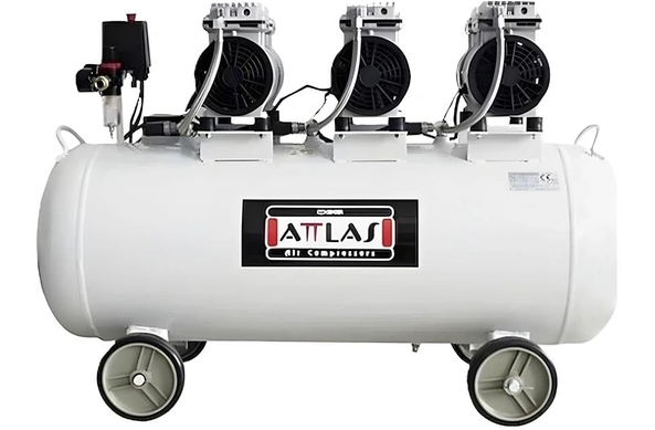 ATTLAS SESSİZ MONOFAZE KOMPRESÖR 100 LT 3.0 HP 1