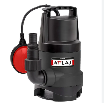ATTLAS DALGIÇ KİRLİ SU POMPASI PLASTİK GÖVDE 1 HP 450W WP450 K1 1