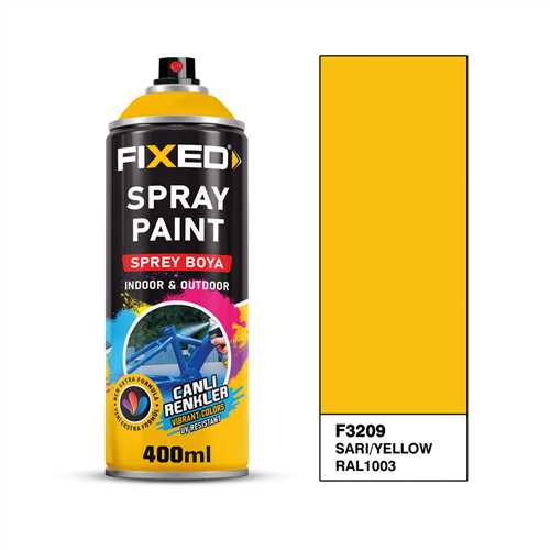 SGS SPREY BOYA AKRİLİK TAKSİ SARI 320 GR 400 ML. 1