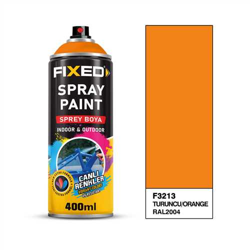 SGS SPREY BOYA AKRİLİK TURUNCU 320 GR 400 ML. 1