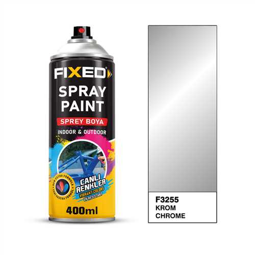SGS SPREY BOYA AKRİLİK KROM EFEKT 320 GR 400 ML. 1