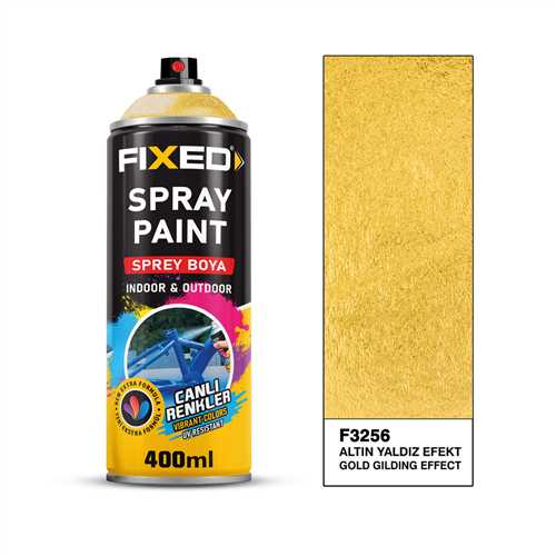 SGS SPREY BOYA AKRİLİK ALTIN YALDIZ EFEKT 320 GR 400 ML. 1