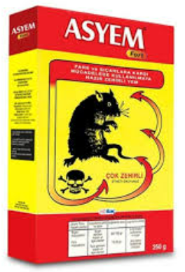 ASYEM 250 GR. BUĞDAY FARE ZEHİRİ 1