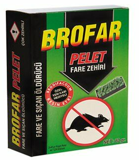BROFAR PELLET FARE VE SIÇAN ÖLDÜRÜCÜ 80 GR. 1