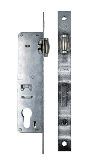 KALE STANDART SİLİNDİRLİ DAİRE KİLİT MAKARALI - NİKEL 25 MM 1