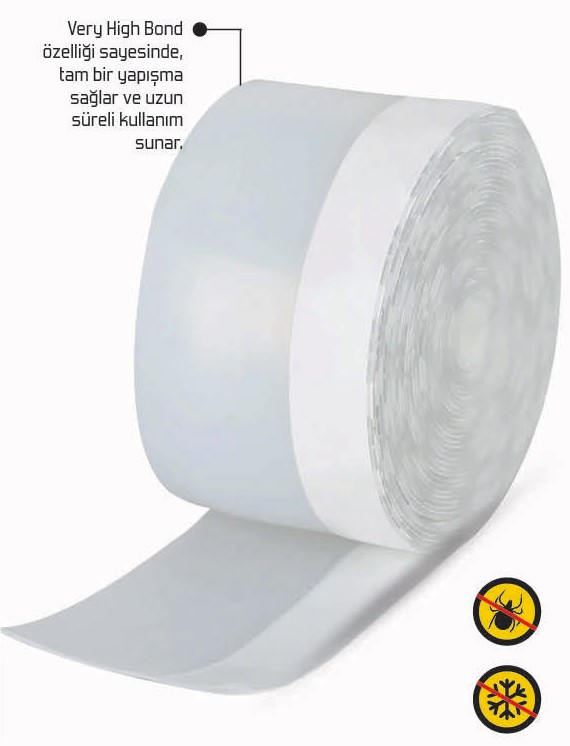 KUPA KAPI ALTI İZOLASYON BANTI 4 CM - 3 MT.  (240) 1