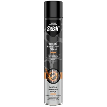 SELSİL B1 YANGINA DAYANIKLI KÖPÜK 750 ML MANUEL 900 GR. 1