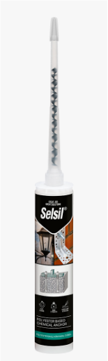 SELSİL POLYSTER BAZLI KİMYASAL DÜBEL 300 ML 1