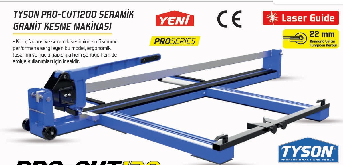 TYSON SERAMİK-GRANİT KESME MAKİNASI PRO-CUT 120 1