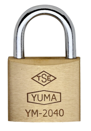 YUMA ASMA KİLİT PİRİNÇ 40 MM 1