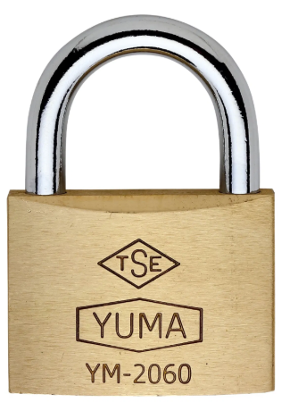 YUMA ASMA KİLİT PİRİNÇ 60 MM 1