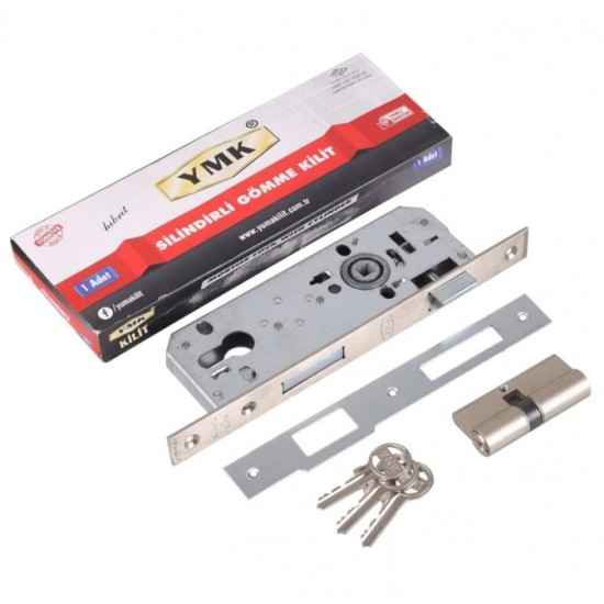 YMK SİLİNDİRLİ GÖMME KİLİT HİBRİT 35 MM OVAL 1