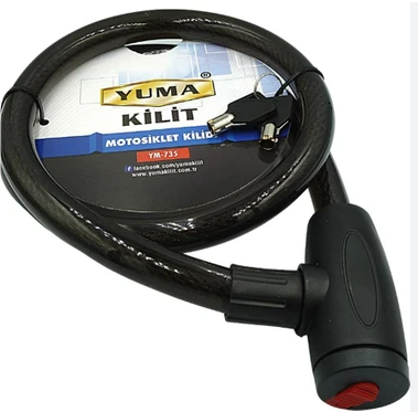 YMK MOTOSİKLET KİLİT 20 MM X 120 CM 1