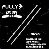 FULLY SET-625 ONVO/TELEFUNKLEN 32 INC 2  ADET (SET) TV LED BAR 1
