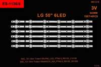 FULLY SET-1136 LG 50 INC 6  ADET (SET) TV LED BAR 1