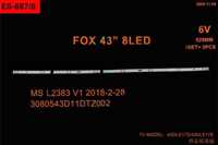 EASTERN SET-667 SKYTECH 43 INC 3  ADET (SET) TV LED BAR 1