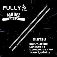 FULLY SET-3647 DIJITSU 32 INC 2  ADET (SET) TV LED BAR 1