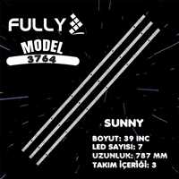 FULLY SET-3764 HI-LEVEL,SUNNY,AXEN 39 INC 3  ADET (SET) TV LED BAR 1