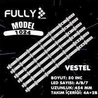 FULLY SET-1024 VESTEL 50 INC 4A+2B ADET (SET) TV LED BAR 1