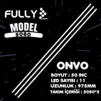 FULLY-SET-5080 ES-4587 ONVO 50 INC 3 ADET(SET) TV LED BAR 1