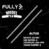 -SET-671 ALTUS 32 INC 2 ADET TV LED BAR 1