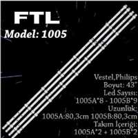 FTL 1005  VESTEL 43 INC 2A+2B ADET (SET) TV LED BAR 1