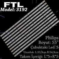 FTL 3192 PHILIPS 55 INC 5L+5R ADET (SET) TV LED BAR 1