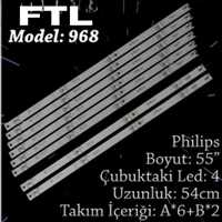 FTL -968 PHILIPS 55 INC 6A+2B ADET (SET) TV LED BAR 1