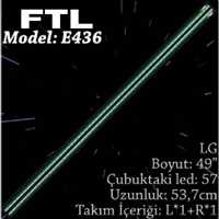 FTL ELED-436 LG 49 INC 1L+1R ADET (SET) TV LED BAR 1