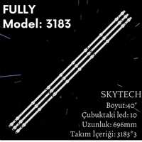FULLY-SET-3183 SUNNY 40 INC , SN040LED013-G/0202, SKYTECH ST-4040, 08-39DN3X10-696X10-M03, HL-2A390A28-1001S-03 A3 TV LED BAR 1