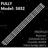 FULLY SET-3832 Profilo 40 INC 40PA300E, SJ.BK.D4000901-2835ES-M, 1.14.MD400014 210810, TV LED BAR 1