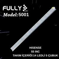 FULLY-SET-5001 HISENSE 55 INC CRH-BT55X330301 5 ÇUBUK 14 LED TV LED BAR 1