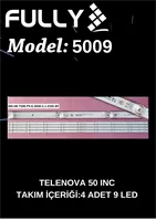 TELENOVA 50S1101 LED Bar Takımı, MS-HK-T500-P9-G-3030-2.1-2105-09 1