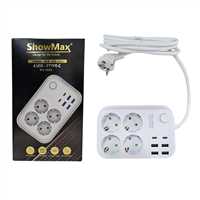 SH-4629 Termal Akım Korumalı Priz 2mt (4priz+4usb2 type-c) 1