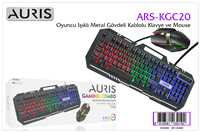 AURIS KGC20 KABLOLU Işıklı Klavye Mouse Seti 1