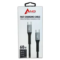 AND-A671 60W TYPE-C TO TYPE-C PD KABLO 1